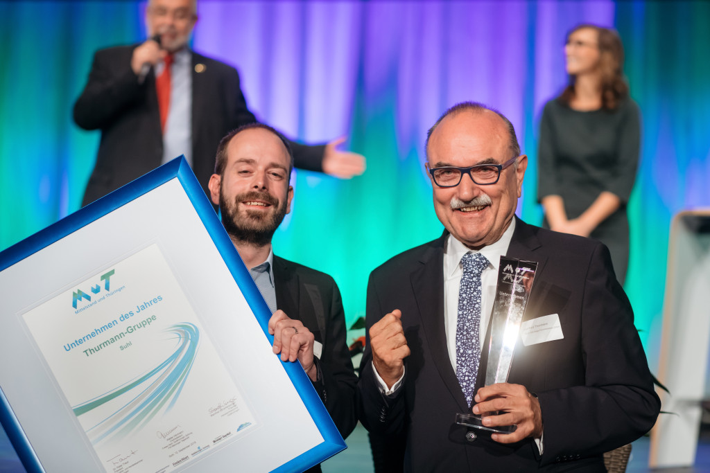 Preisträger in der Kategorie "Aufstieg durch Innovation), Ulrike, Manfred und Jens Thurmann (Thurmann-Gruppe)